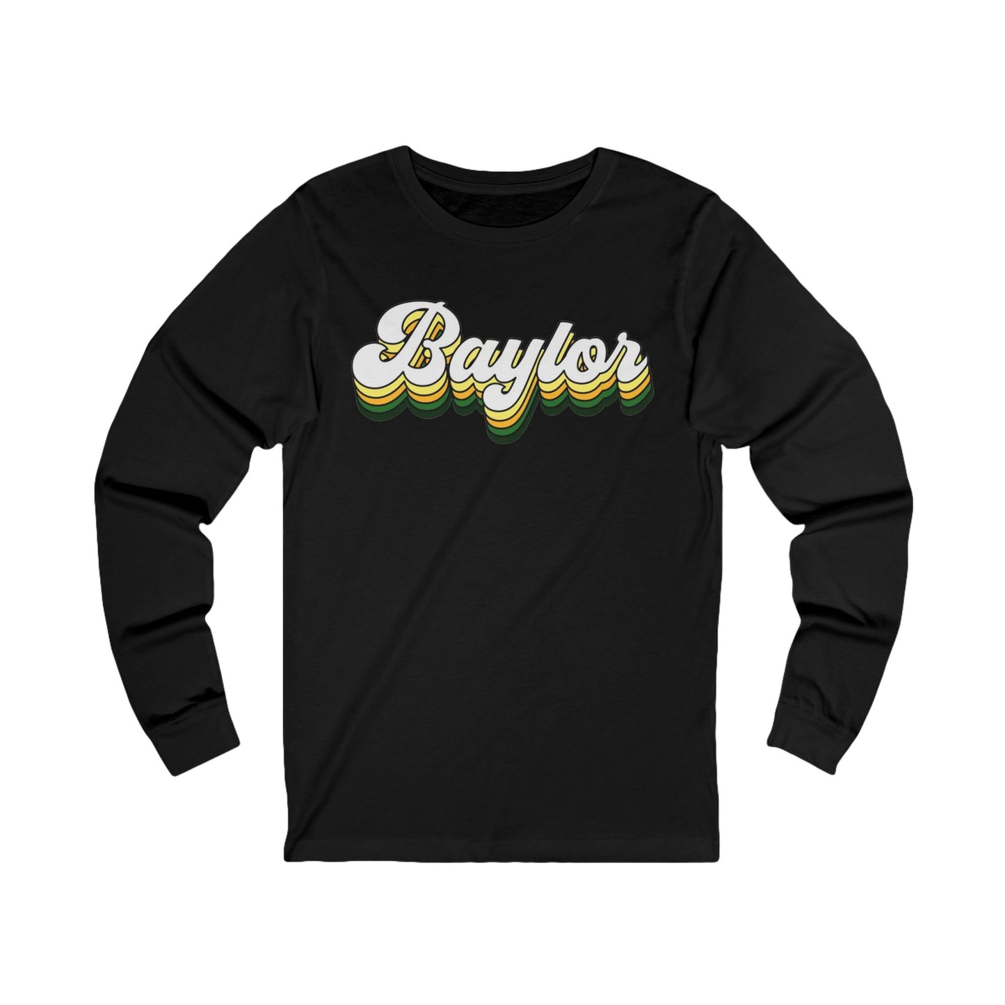 Baylor Groovy Long Sleeve Tee