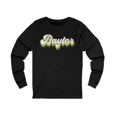 Baylor Groovy Long Sleeve Tee