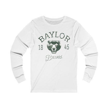 Baylor Bear Head Long Sleeve Tee