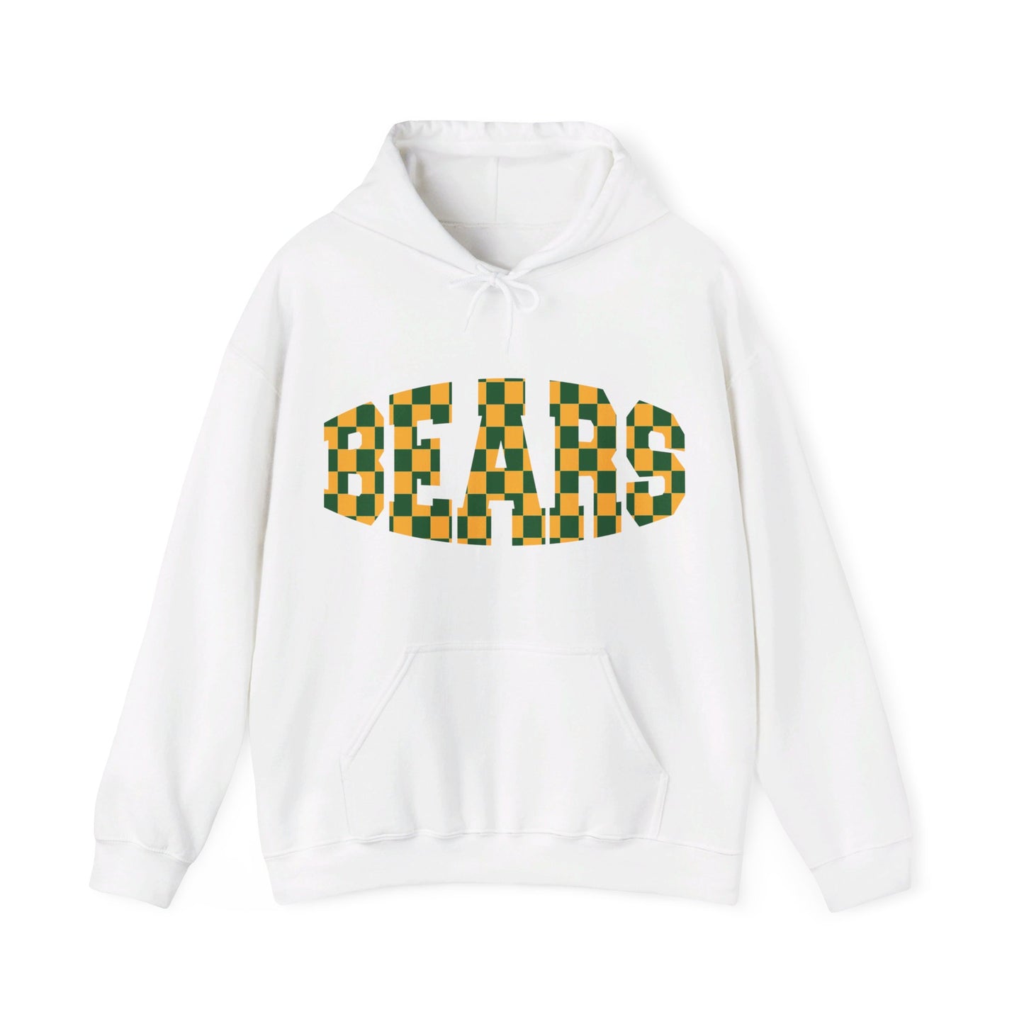 Bears Checkered Unisex Heavy Blend™ Hooded Sweatshirt