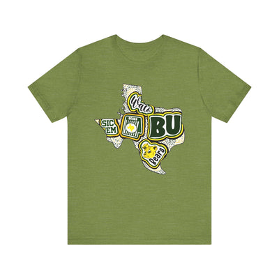 BU Texas Map Short Sleeve Tee