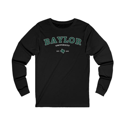 Baylor University Est 1845 Long Sleeve Tee