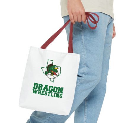 Dragon Wrestling Tote Bag (AOP)