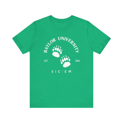 Baylor University Bear Paws Short Sleeve Tee