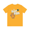 Baylor Sic 'Em front and back Short Sleeve Tee