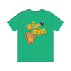 Baylor Sic 'Em front and back Short Sleeve Tee