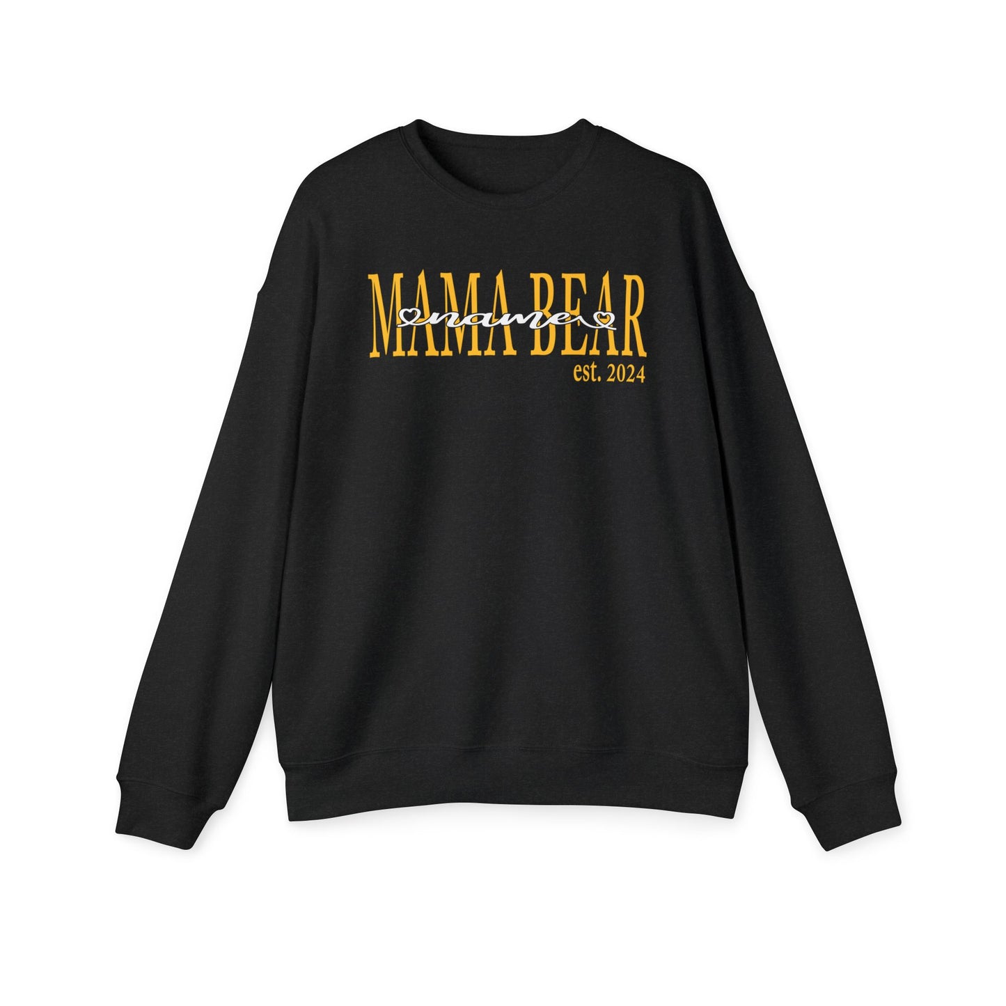 Mama Bear with customize name Premium Super Soft Crewneck