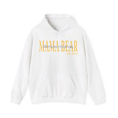 Mama Bear with customize name Unisex Heavy Blend™ Hooded Sweatshirt