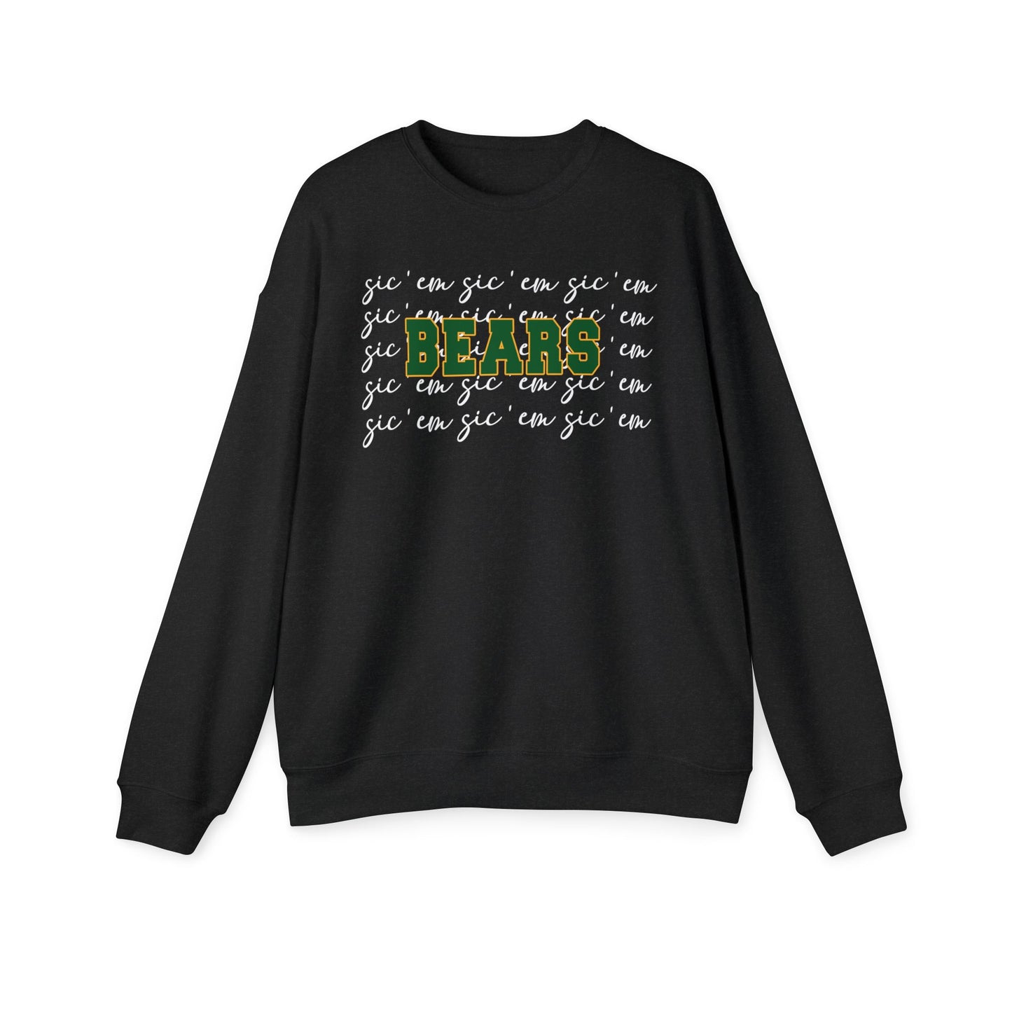 Bears with Sic 'Em Background Premium Super Soft Crewneck