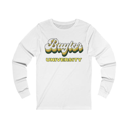 Baylor University Groovy Long Sleeve Tee