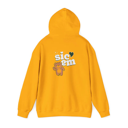 Baylor Sic 'Em front and back Unisex Heavy Blend™ Hooded Sweatshirt