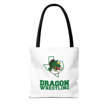 Dragon Wrestling Tote Bag (AOP)