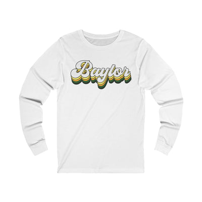 Baylor Groovy Long Sleeve Tee