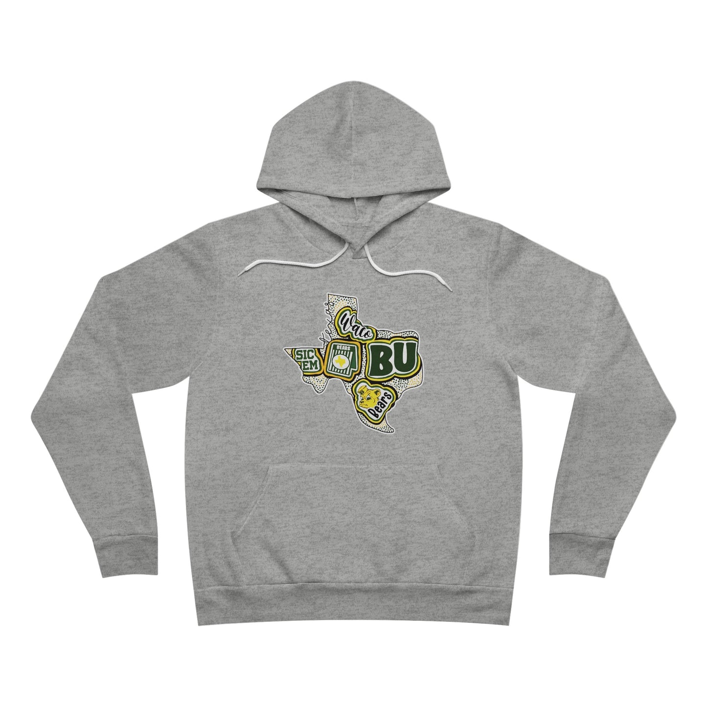 BU Texas Map Premium Super Soft Hoodie