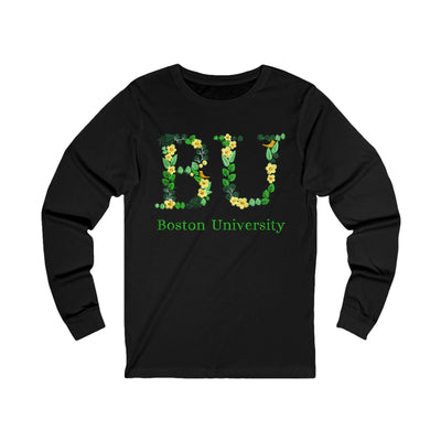 BU Embroidery Long Sleeve Tee