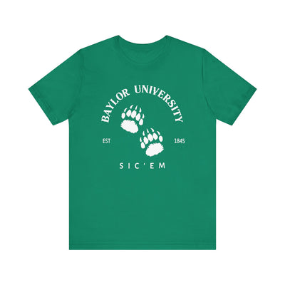 Baylor University Bear Paws Short Sleeve Tee