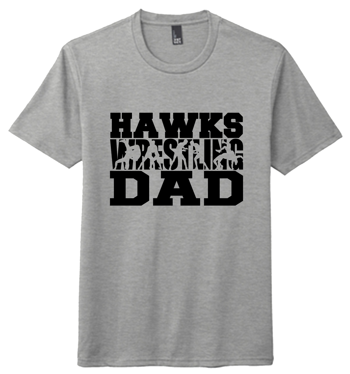 Hawks Wrestling Dad T-Shirt