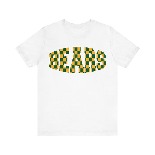 Bears Checkered Short Sleeve Tee