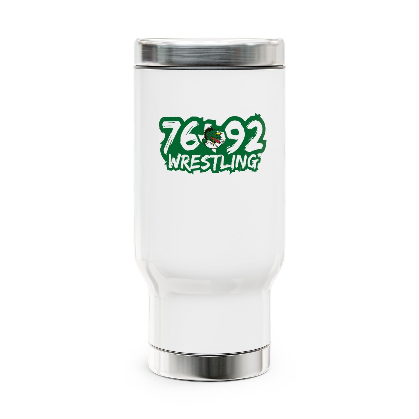 76092 Stainless Steel Travel Mug with Handle, 14oz