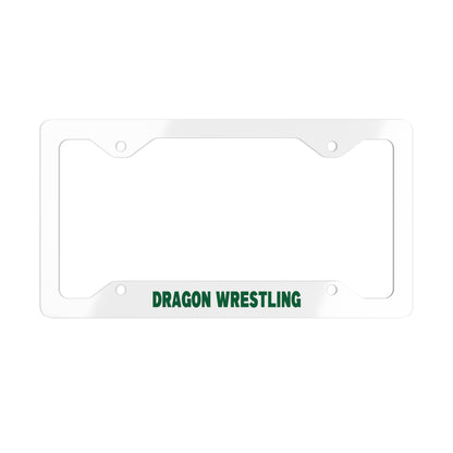 Dragon Wrestling Metal License Plate Frame