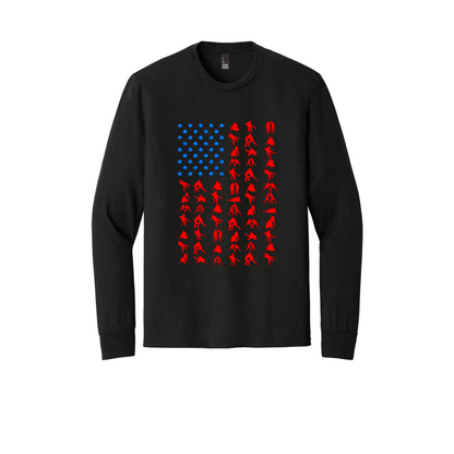 LS35 - Wrestling American Flag