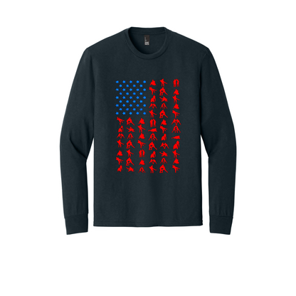 LS35 - Wrestling American Flag