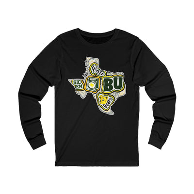 BU Texas Map Long Sleeve Tee