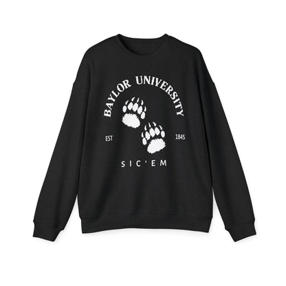 Baylor University Bear Paws Premium Super Soft Crewneck