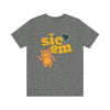 Baylor Sic 'Em front and back Short Sleeve Tee