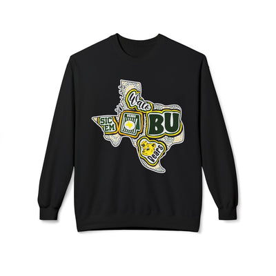 BU Texas Map Crewneck Sweatshirt