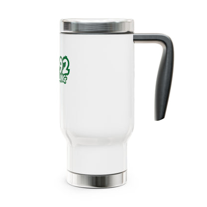 76092 Stainless Steel Travel Mug with Handle, 14oz