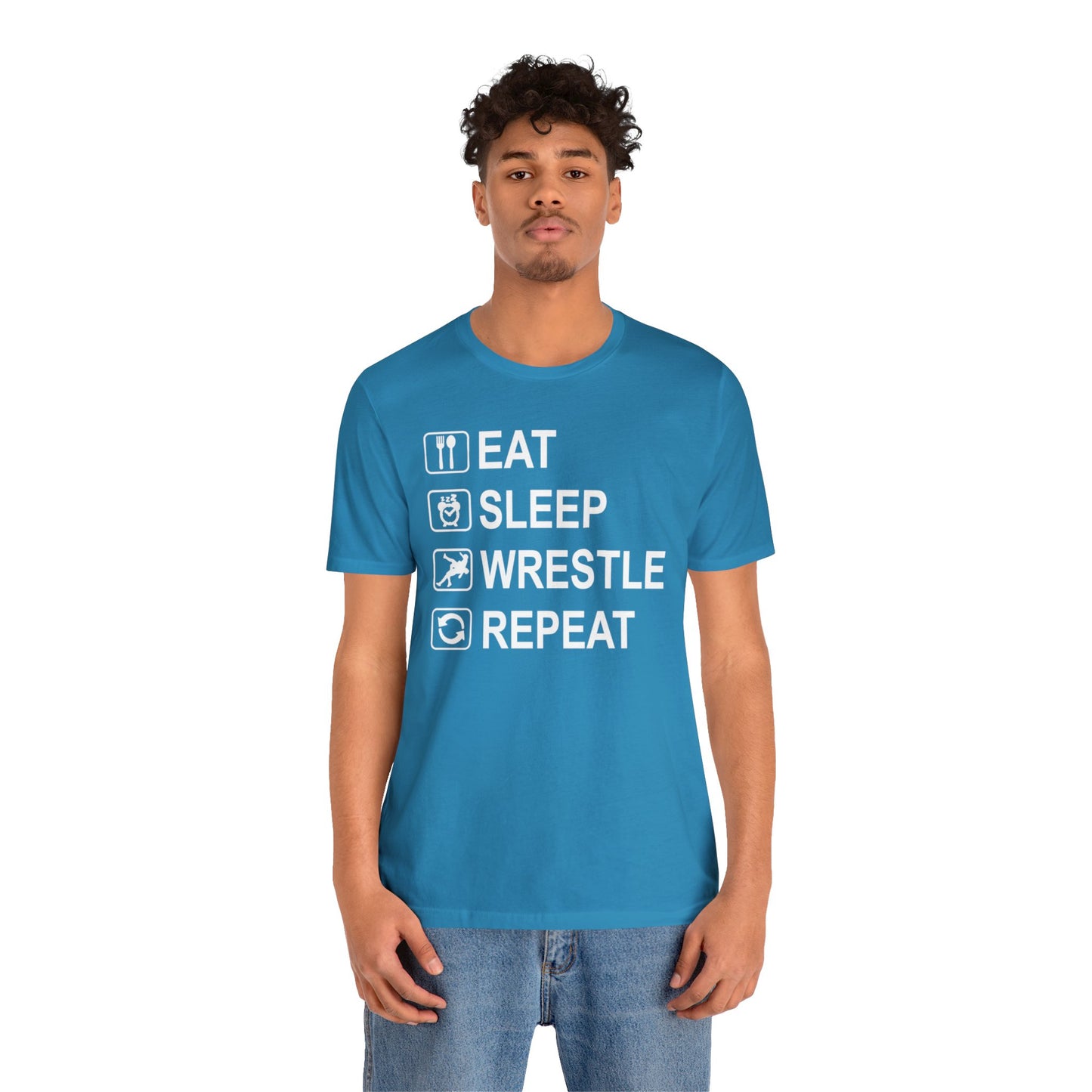 Eat. Sleep.  Wrestle. Repeat.