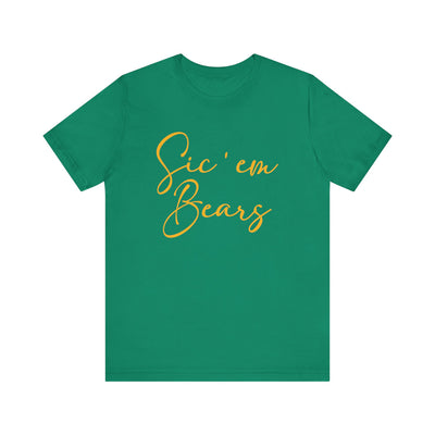 Sic 'Em Bears Short Sleeve Tee