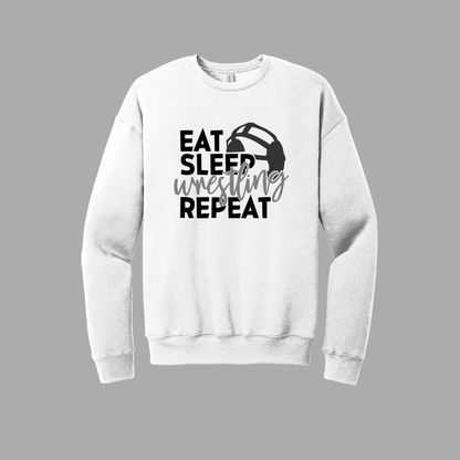 CN68 - Eat, Sleep, Wrestling, Repeat Design