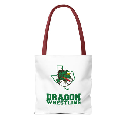 Dragon Wrestling Tote Bag (AOP)