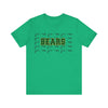 Bears with Sic 'Em Background  Short Sleeve Tee