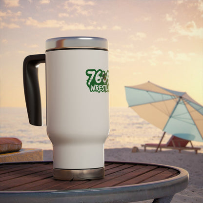 76092 Stainless Steel Travel Mug with Handle, 14oz