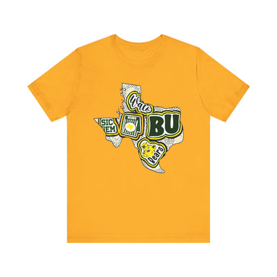 BU Texas Map Short Sleeve Tee