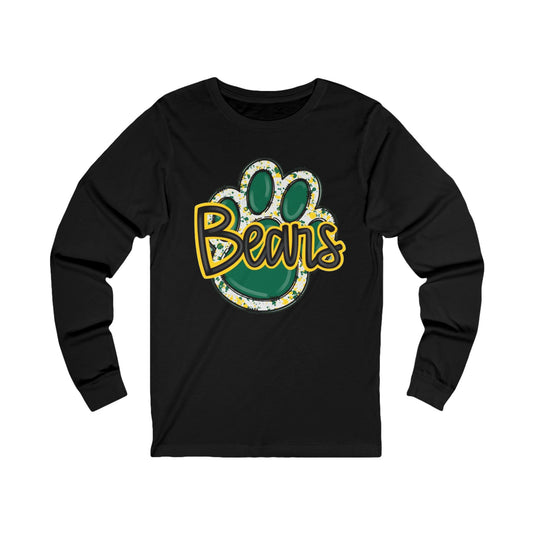 Baylor Bear Paw Long Sleeve Tee