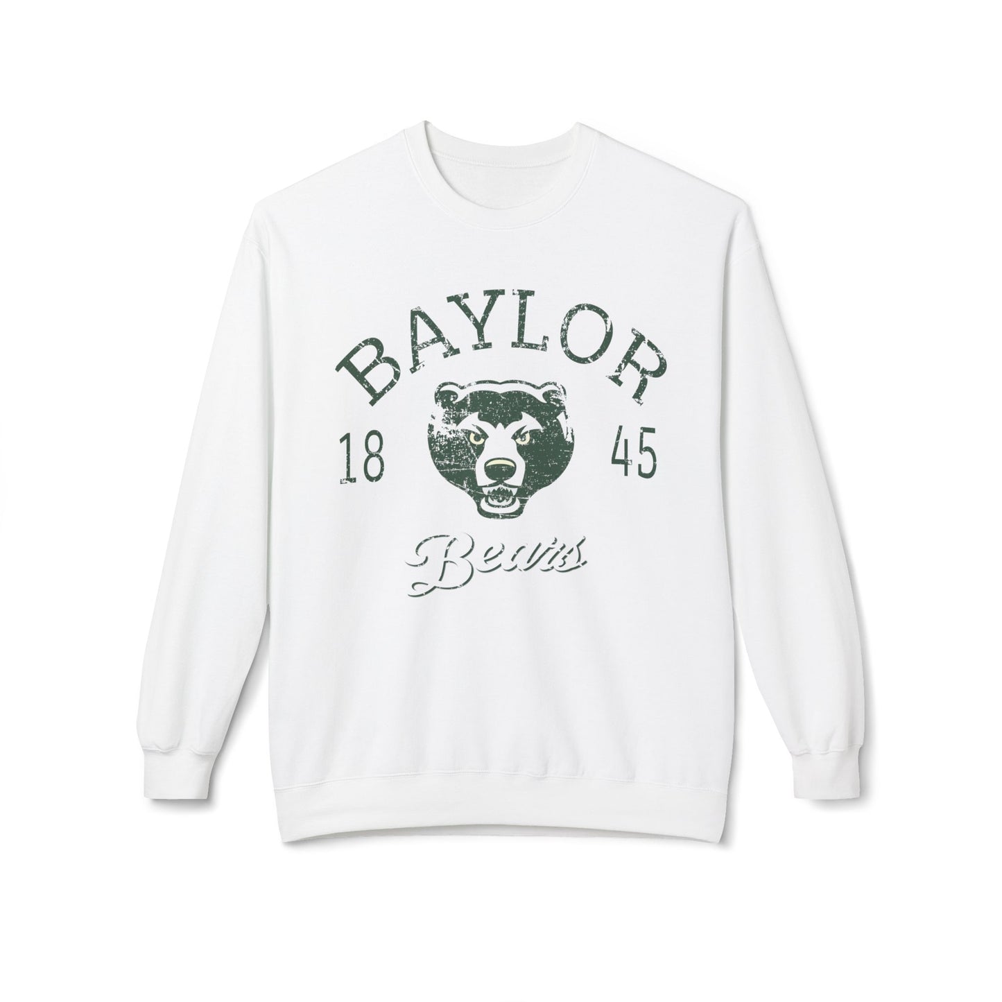 Baylor Bear Head  Crewneck Sweatshirt