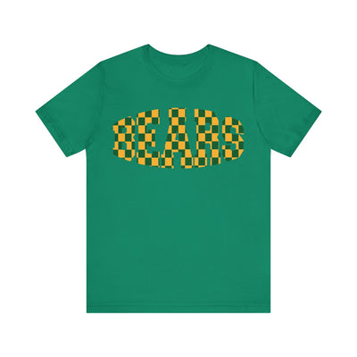 Bears Checkered Short Sleeve Tee