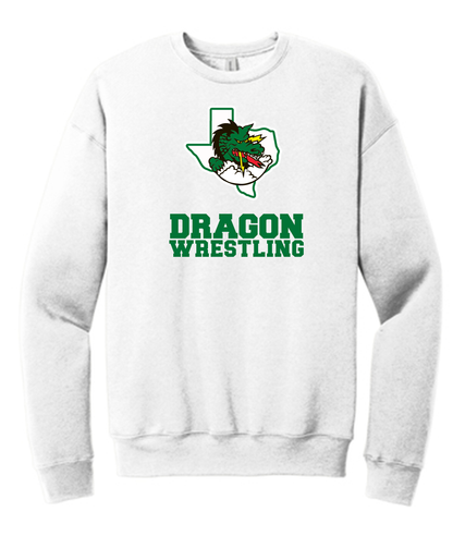 Dragon Wrestling Logo with Text Crewneck and Hoodies