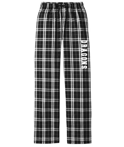 Dragon Wrestling Flannel PJ Bottoms (Women's Cut)