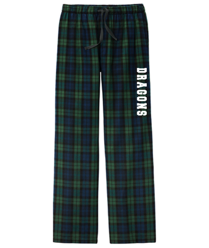 Dragon Wresting Flannel PJ Bottoms (Unisex)