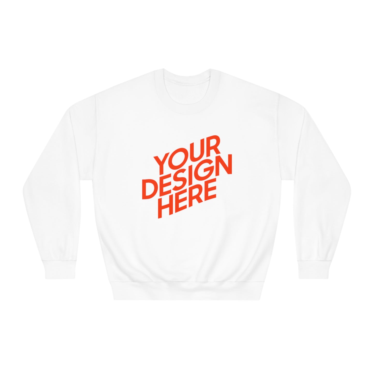 Crewneck Sweatshirt customized printing (one sided printing)