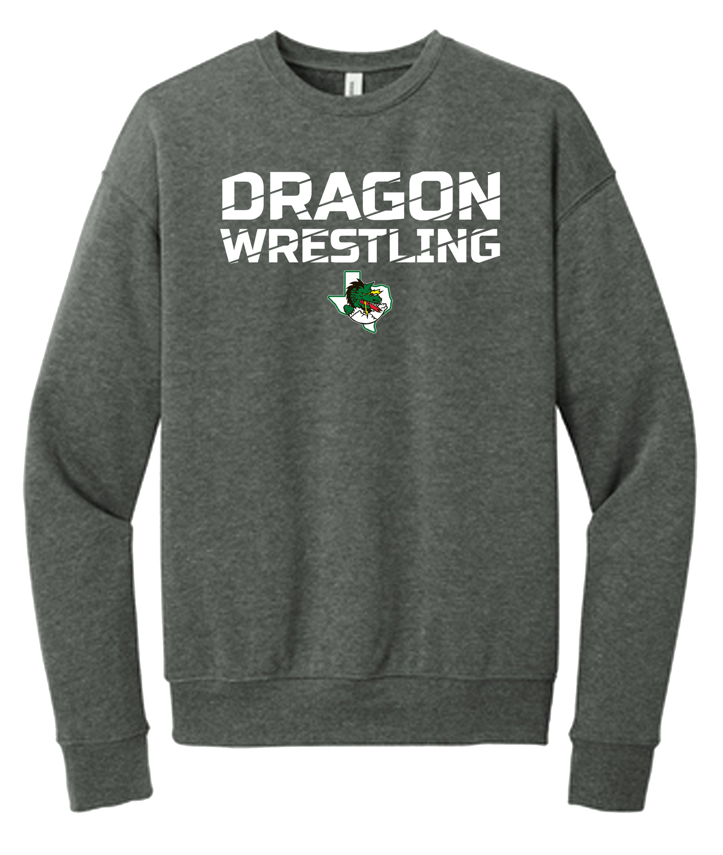 Dragon Wrestling Two-Tone Crewneck and Hoodies