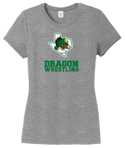 Dragon Wrestling Logo with Text  Women's Cut Styles