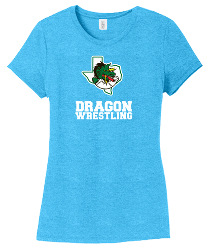 Dragon Wrestling Logo with Text  Women's Cut Styles