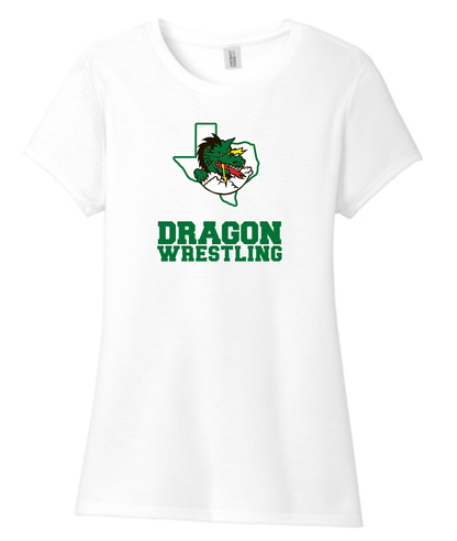 Dragon Wrestling Logo with Text  Women's Cut Styles