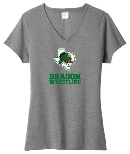 Dragon Wrestling Logo with Text  Women's Cut Styles